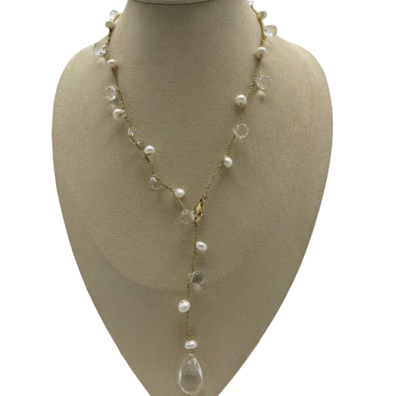 Luxory White collana artigianale Egnazia